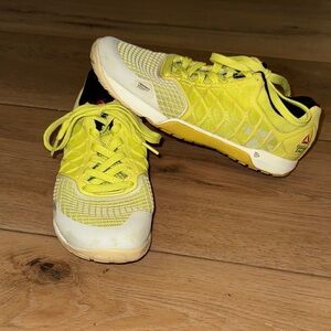 Reebok Kids Yellow and White Sneakers